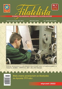 filatelista 2022 01 okładka