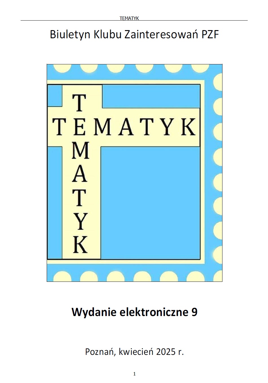 Wydanie elektroniczne nr 9