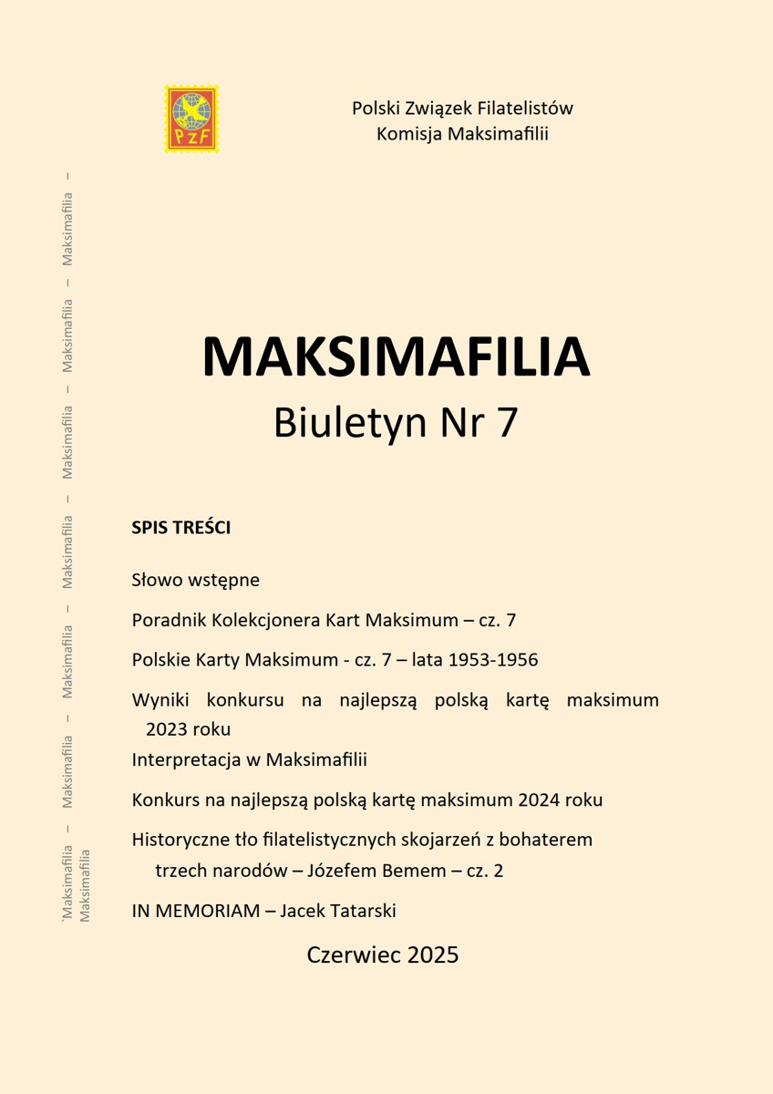 Biuletyn Maksimafilia nr 7 okładka