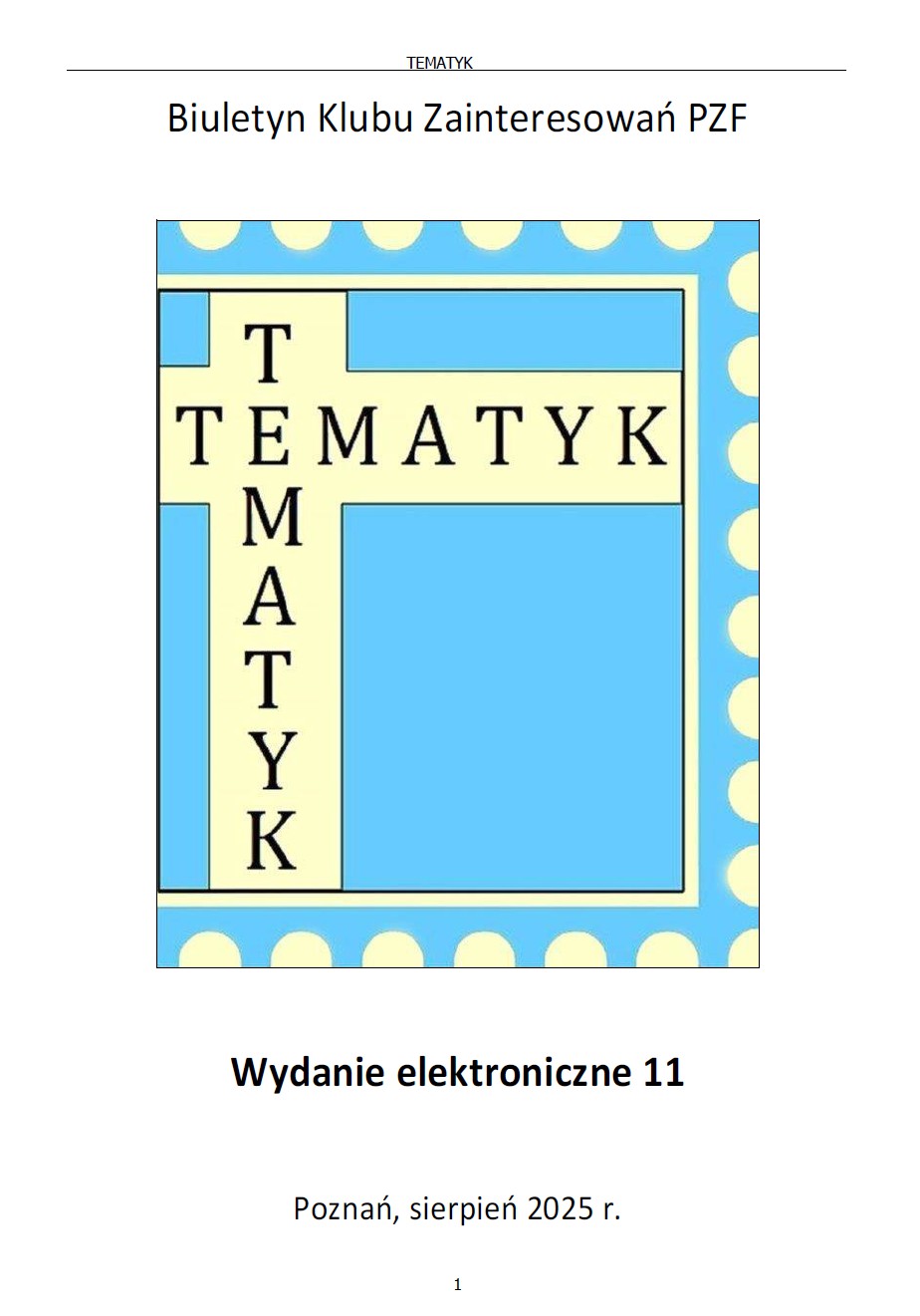 Wydanie elektroniczne nr 11