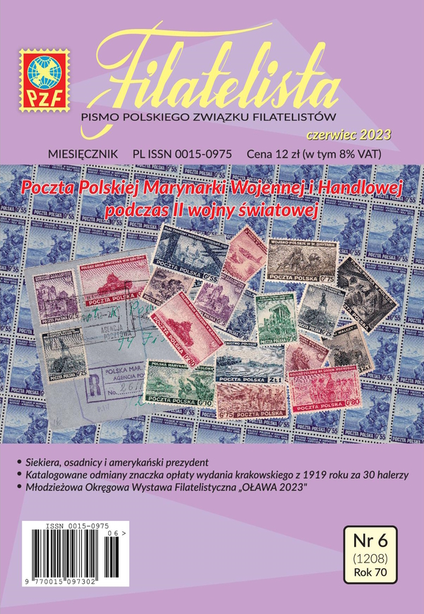 Filatelista 5/2023 okładka