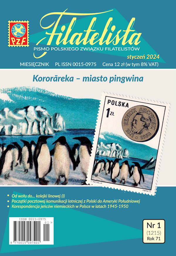 Filatelista 01/2024 okładka